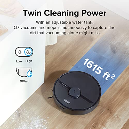 Roborock Q7 Robot Vacuum Cleaner With Rubber Main Brush Bundle #TOP1