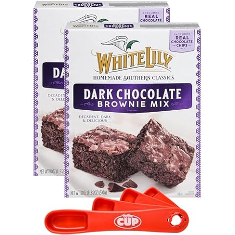 White Lily Dark Chocolate Brownie Mix Cover