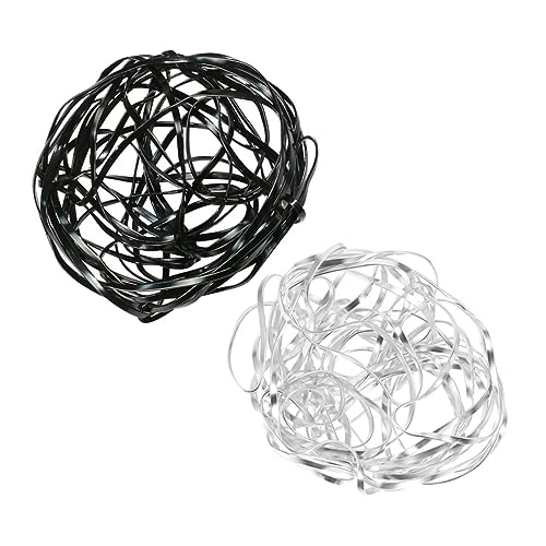 BEBEMOKO 2sets Flower Fixator Vase Insert Fixing Tool Aluminum Alloy Flower Arranging Cage Mesh 2pcs*2