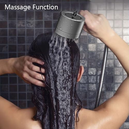 Wuticula SCHS-02 Filtered Shower Head With Handheld High Pressure Rain Shower Head With Massage Function Filters Multiple Spray Modes Shower Head Power Wash For Hard Water Showerhead thumb #2
