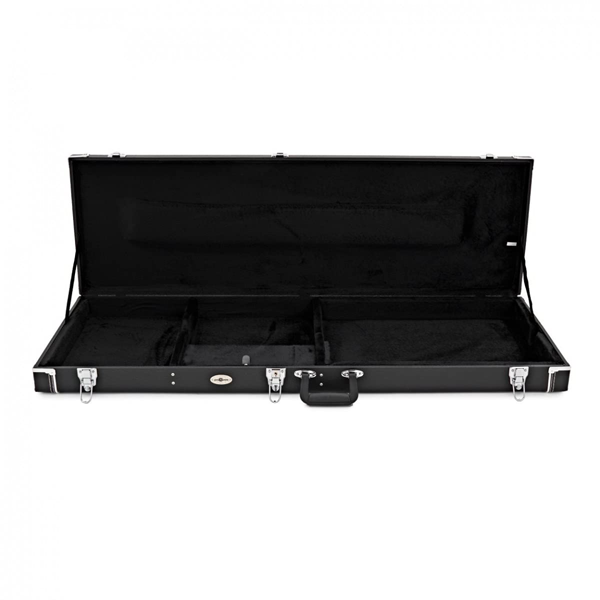Etui rigide pour guitare basse - Verrouillable avec doublure en peluche