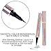 KINGMAS Black Liquid Eyeliner, Waterproof Eye Liners Long-Lasting Super Slim Makeup Eyeliner Pen Gel