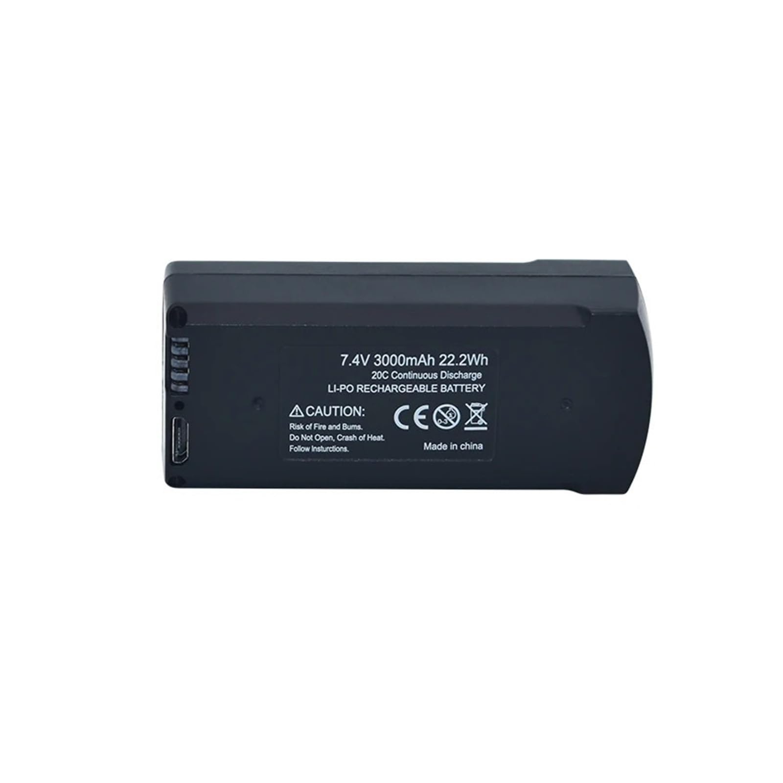 Bateria Lipo 7,4 V 3000 mAh, kompatybilna z akumulatorem do drona V198 MAX PRO RC Quadcopter Akcesoria zapasowe(As shown 2Pcs)