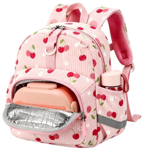 Image of LOIDOU Kids Backpack for Girls, 12 Inch Mini Bookbag with Insulated Pocket