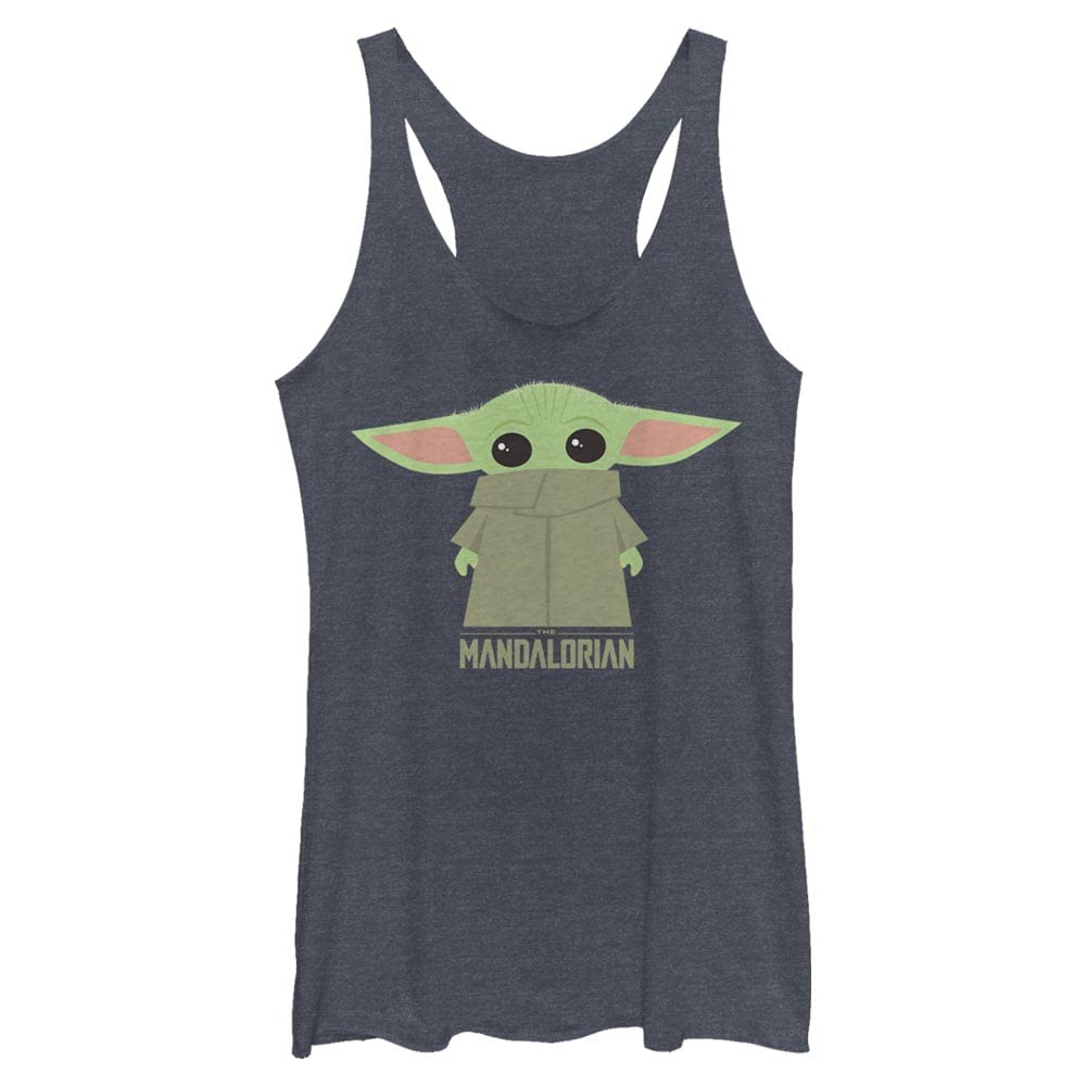Camisa de mujer Star Wars The Child moda fan con cara cubierta 3