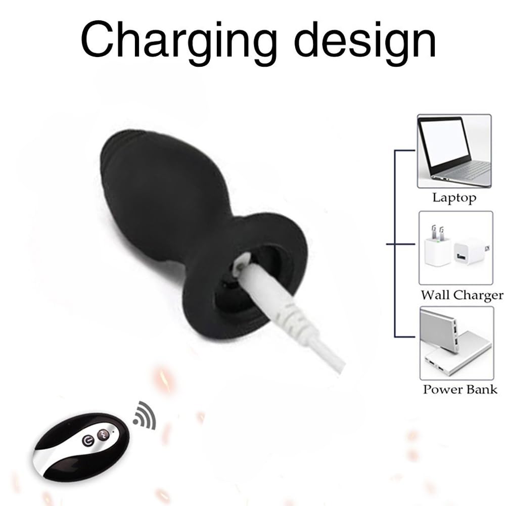 Anal Plug Vibratoriper Donne con Telecomando, Plug Anale Dilatatore Donna Uomo, Plug Anale Coda, Sexytoysys Coppia Vibratoreper Donna Uomo Professionale Vibratore Anale Butt Plug Analesex Toy, Sex Toy