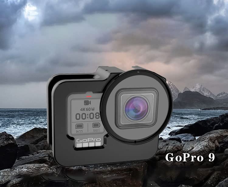 Carcasa de aluminio para GoPro Hero9 negra GP512 5