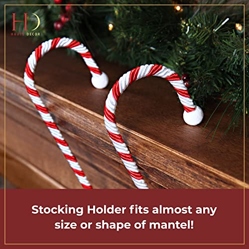 Haute-Decor-Candy-Cane-Stocking-Holder-Classic-2-Pack-Hang-Your-Christmas-Stockings-in-Style-Lightweight-Yet-Holds-Up-to-10-Lbs Haute Decor Candy Cane Stocking Holder Classic 2 Pack Hang Your Christmas Stockings in Style Lightweight Yet Holds Up to 10 Lbs