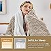 Bedsure Sherpa King Size Blanket for Bed- Fuzzy Soft Cozy Blanket King Size, Fleece Thick Warm Blanket for Winter, Beige, 108x90 Inches