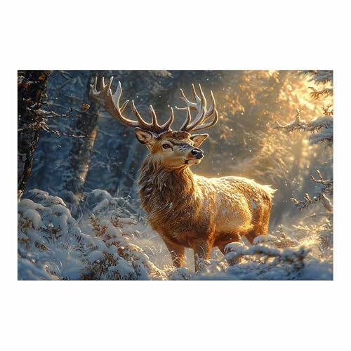 Tableau sur toile hiver pour salon chalet chic et chaleureux