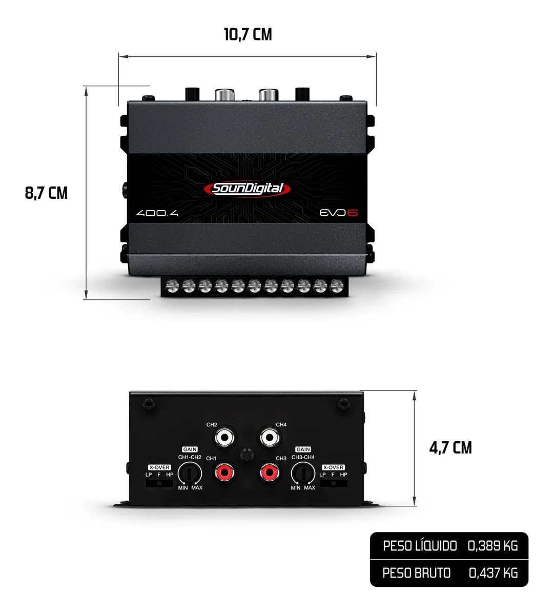 Amazon.com: SounDigital Amplifier (400W 4 Channels) : Electronics