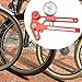 Menolana Bike Mechanical Spokes Tension Checker Measuring Tool for Wheel Maintenance Rim Truing Tool