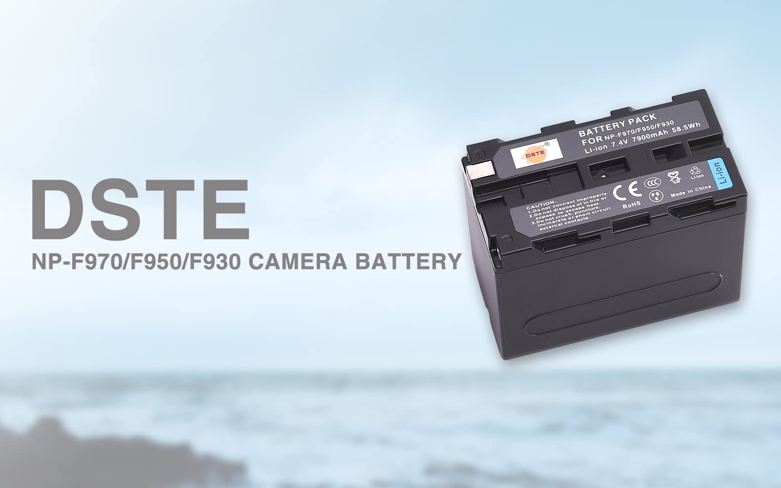 2 Batterie NP-F970 E Caricabatterie USB Per Sony - 7900mAh Compatibile Con Modelli CCD-SC5/SC55/SC6/SC7 | Display LED - Foto 8