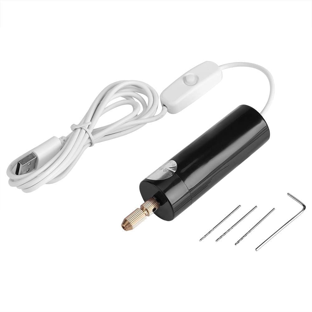 BATRICHER Micro Electric Portable Hand Drill Set, Mini Electric Pin for Arts & Crafts, Jewelry Making Miniature DIY Craft and Pendant Making Supplies (Set of 1) (B0DBZZ6GH2) Amazon Price History, Amazon Price Tracker