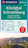KOMPASS Wanderkarte Kinzigtal Schramberg, Haslach, Wolfach, Schiltach, Hornberg: 3in1 Wanderkarte 1:25000 mit Aktiv Guide inklusive Karte zur offline ... Langlaufen. (KOMPASS-Wanderkarten, Band 880)