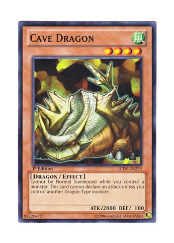 Amazon.co.jp: 遊戯王 英語版 LCJW-EN279 Cave Dragon グランド