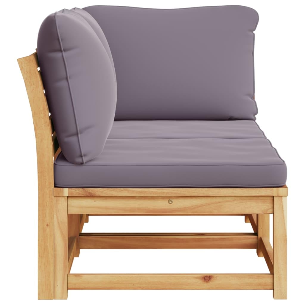 LAPOOH Set di mobili da giardino 2 pezzi con cuscini in legno di acacia, mobili da giardino esterni, set da giardino per esterni, set divano da giardino, mobili da esterno da giardino - 366498