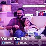 A15 LED Smart Bulb, Compatible with Alexa, Google Home, E26, 5W=40W, Color Changing, Dimmable WiFi Light Bulbs, No Hub Required, 3 Pack - Image 3