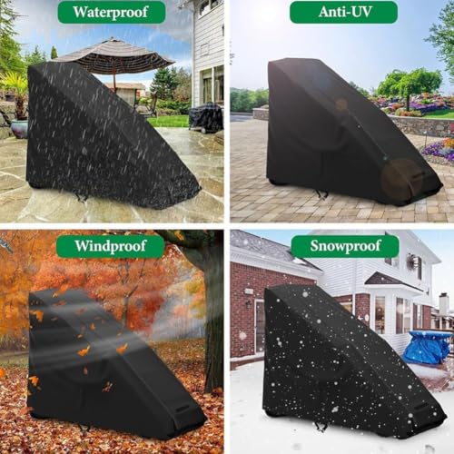 Tumbona cubierta impermeable y protector de muebles de jardín 4