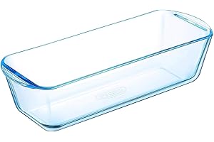 Clear Pyrex Glass Bake & Enjoy Oblong Loaf Pan with Lid