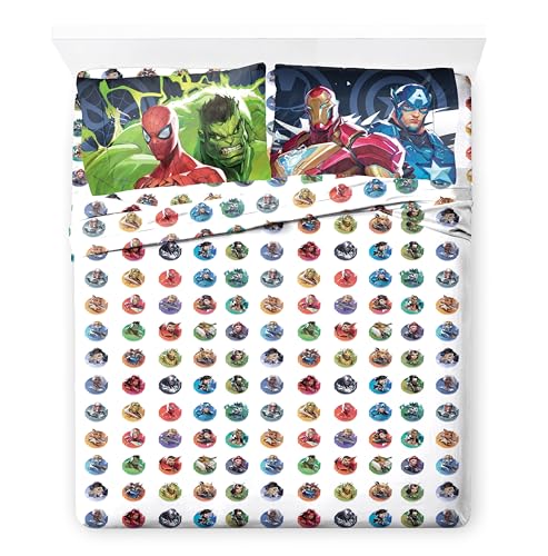 Image of Marvel Rivals Full Size Comforter Set 7 Piece Superhero Bedding, Multi