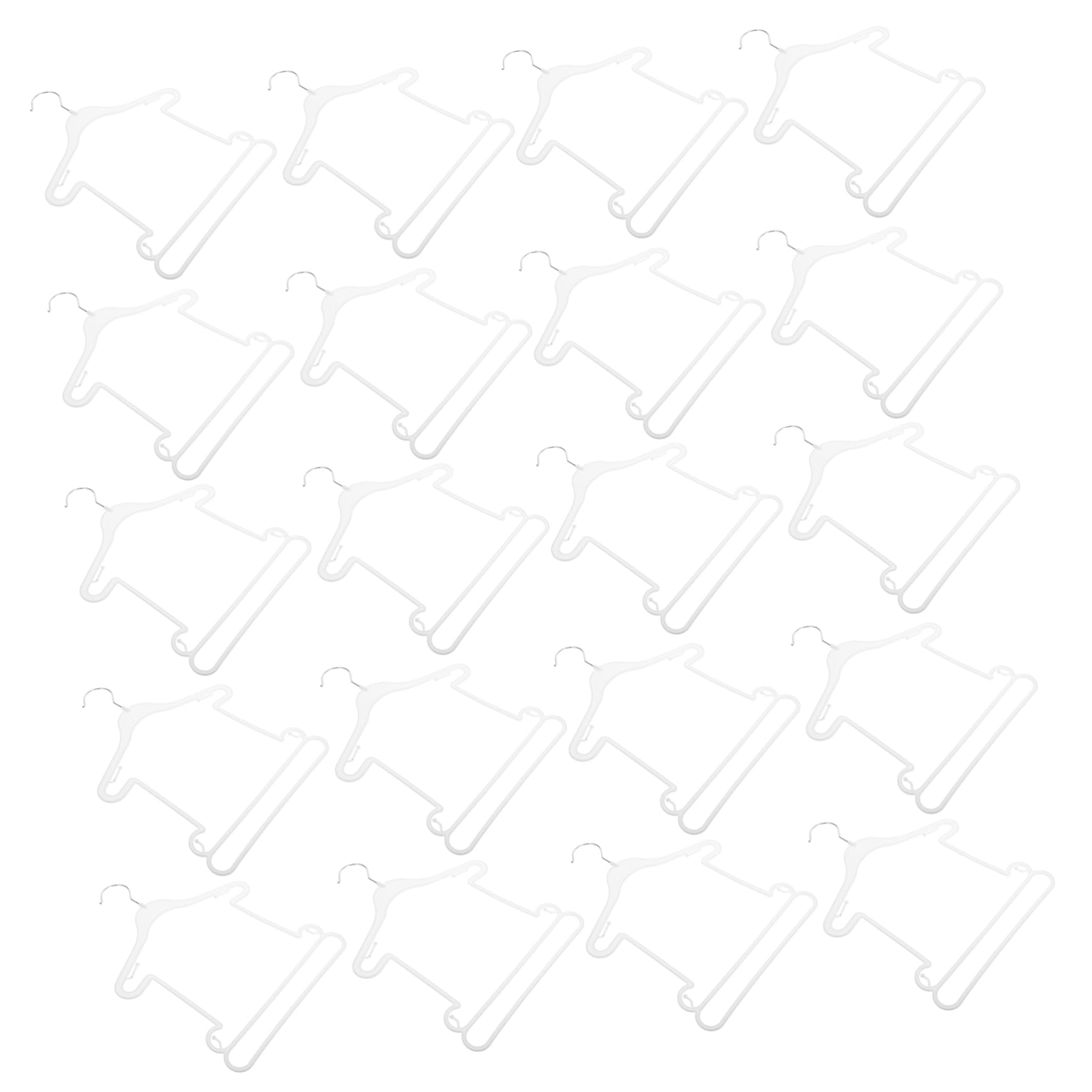 Alipis 20pcs Clothes Hangers Non Slip Hangers for Clothing Smooth Design for Nursery Closet Swimwear Convenient Use