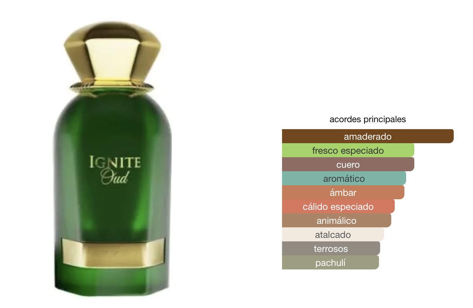 Perfume Ignite Oud Extrait de Parfum 60 ml, Perfume Árabe Unisex de Larga Duración, Incluye Atomizador, Fragancia Amaderada y Cuero con Notas de Geranio, Pachulí, Ámbar y Sándalo (Ignite Oud)