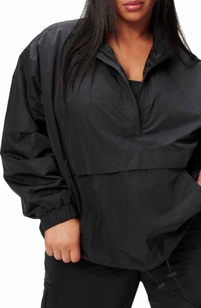 Good American Women's Essential Nylon Anorak Jacket - (US