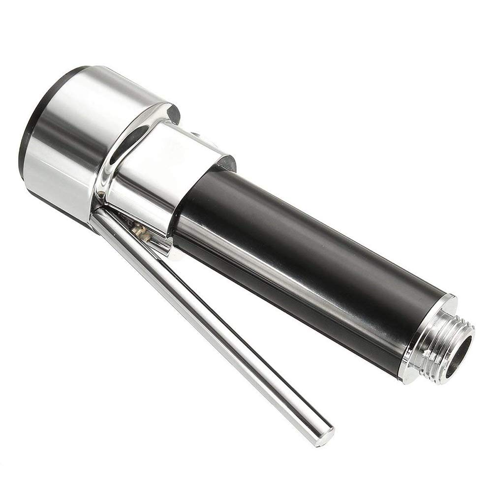 Grifo de cocina extraíble cabezal de rociador de repuesto para grifo de fregadero con conector G 1/2 para baño, cocina, cromo pulido, 1 función