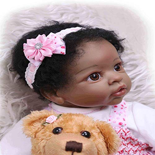 Reborn Baby Doll Weiches Silikon Vinyl Reborn Kleinkind Realistisch lebensecht aussehende Neugeborene Puppen Baby Girl… – Bild 6