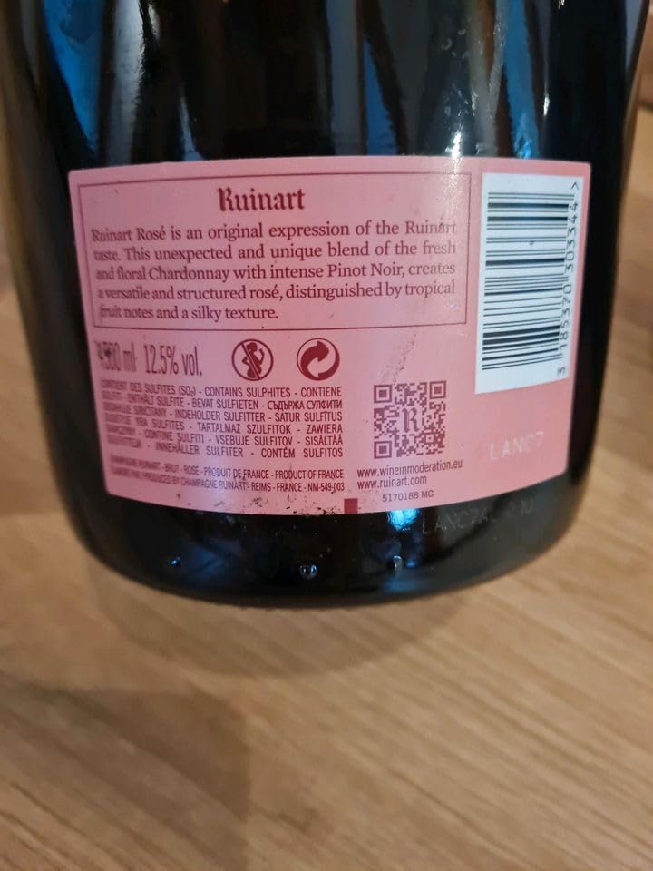 Amazon.co.jp: ルイナール ロゼ 375ml 12.5度 正規 : 食品・飲料・お酒