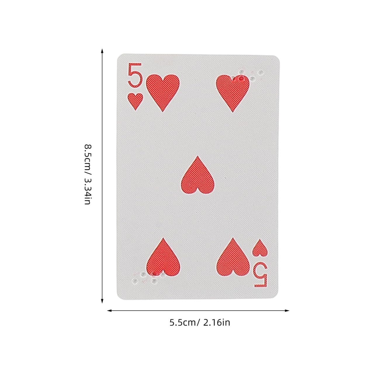 GALPADA Braille Playing Cards for Impaired Adults Multi Colour Paper Poker Set including Tactile Markings for Inclusive Games and Disability Aid - Image 3