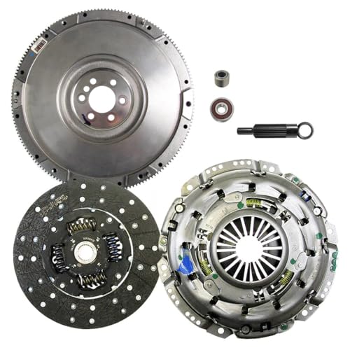 Rattle Noise Heard from Front of Vehicle When Engine is Running at Slower Speeds - 2014-2019 Chevrolet Corvette 4 GM OEM Clutch Kit 04905 with Flywheel Replacement for Chevy 2010-2015 Camaro SS Z/28 1997-2013 Corvette Z06 Grand Sport, Pontiac 2004-2006 GTO 2009 G8 GXP 5.7L 6.2L 7.0L OHV 8cyl (GM04905-CK)