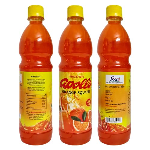 Apollo Orange Squash (700 ml) - Image 4 thumbnail