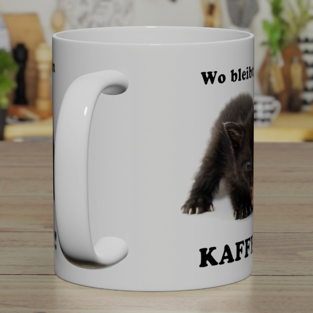Kleine Keramik-Vase Mit Katzen-Motiv - Niedliche Deko Für Schreibtisch & Regal