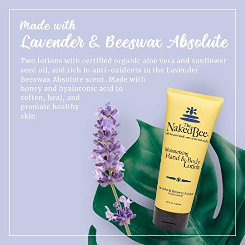 Image of The Naked Bee Lavender & Beeswax Absolute Hand and Body Lotion, 6.7oz - 2 Pack