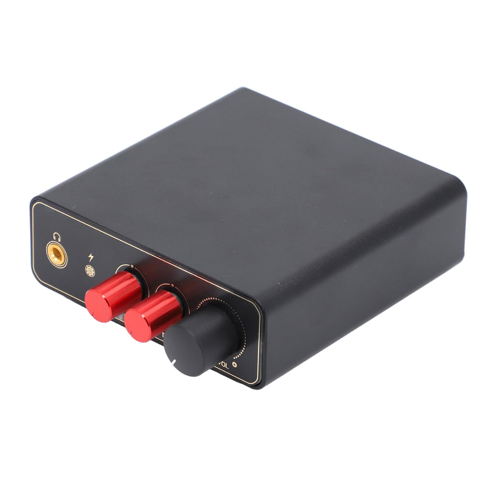 ViaGasaFamido Preamplificador de Tocadiscos Mini Mm MC Phono Stage Preamp, Caja Estéreo con Ecualización RIAA, Ajuste de Tono, Amplificador de Auriculares de 3,5 Mm, para Escuchar Vinilo y Uso de