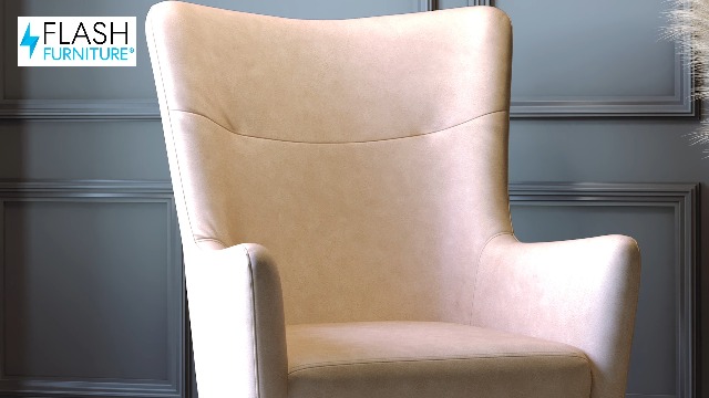 Sillón Tradicional Piel Sintética Gris Oscuro miniatura 7