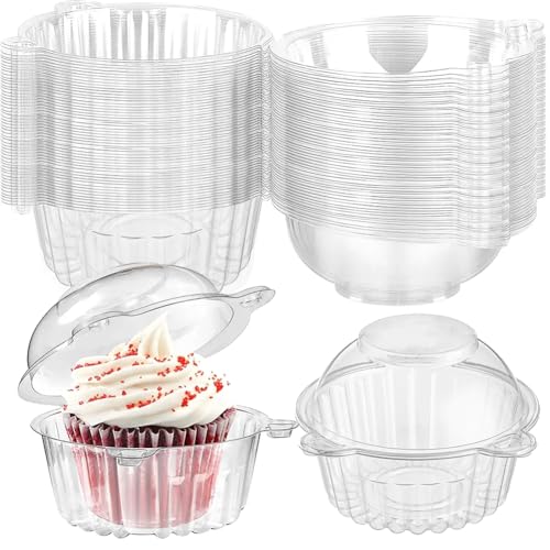 La mejor comparación de Recipiente transparente , listamos los 10 mejores. 46 50 Vasos con Domo Individual Cajas Para Cupcakes Postres con Tapa Contenedores para Llevar con Bisagras de Plástico Transparente para Flan Reposteria Pasteles Galletas Muffins...