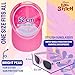 Disney Girls Sunglasses and Baseball Cap Set, Adjustable Sun Hat 100% UV Sunglasses - Girls Gifts (Pink Stitch)