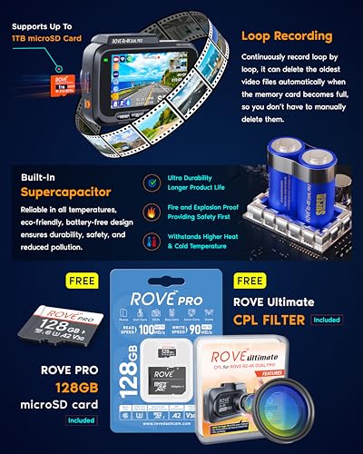 ROVE R2-4K Dual Pro Review: Worth It for Front and Rear Protection? (11/16)