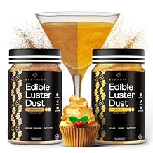 Beepoint Gold & Bronze Edible Glitter Dust 15g - Food grade, Vibrant Color Shimmer Powdered Dust