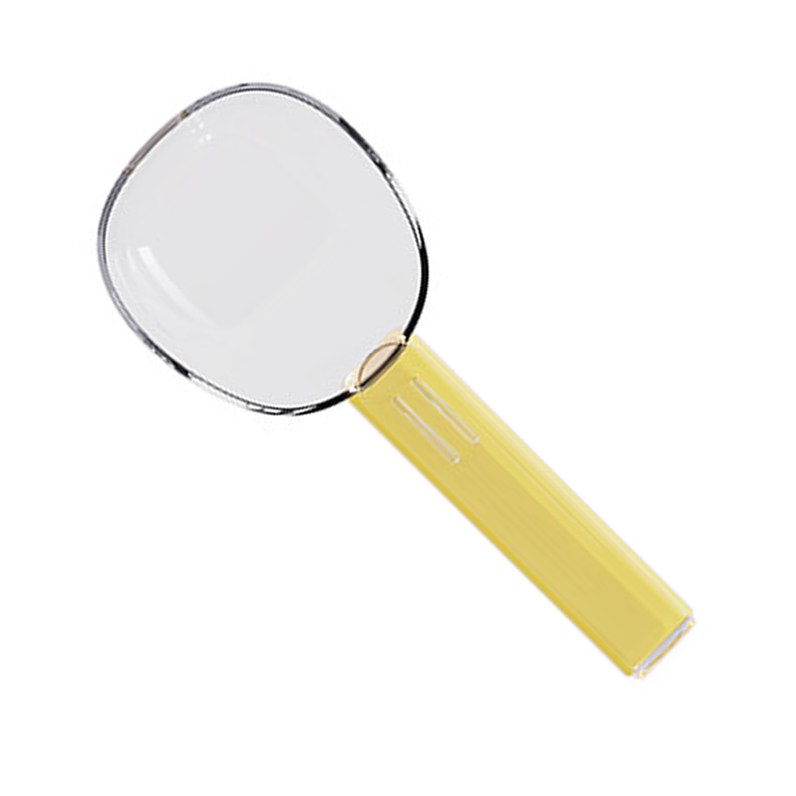 Kalttoy Yellow Pet Food Spoon Kitchen Household Food Grains Spoon Rice Measuring Cup With Handle Snacks Sealing Clamps Measuring Kitchen Household Grains