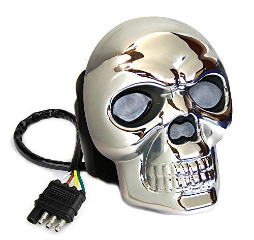 Reese Towpower 86523 Hitch Cover (Skull Lighted Chrome Finish)