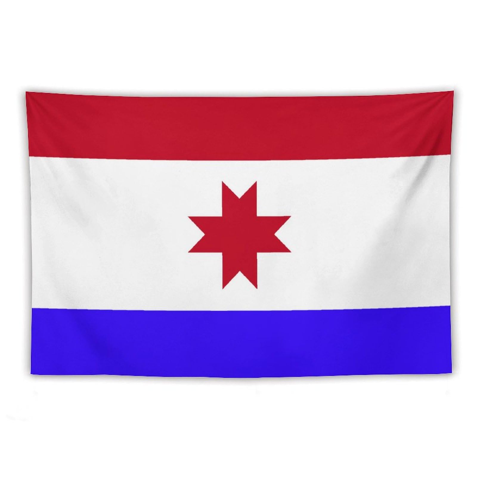 XingFox Mordovia Flag Tapestry Wall Hanging National Flag Tapestry for Room Bedroom Dorm Aesthetic Decorations, 60"x90"