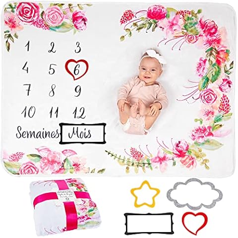 Couverture Bébé ODOXIA Fleurs Cover