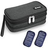 AUVON Insulin Cooler Travel Case, Expandable...
