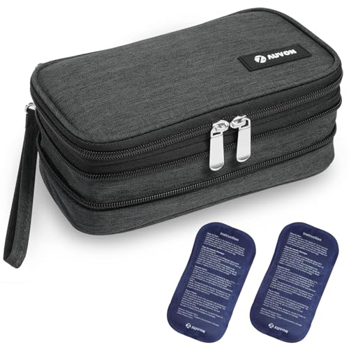 AUVON Insulin Cooler Travel Case, Expandable...