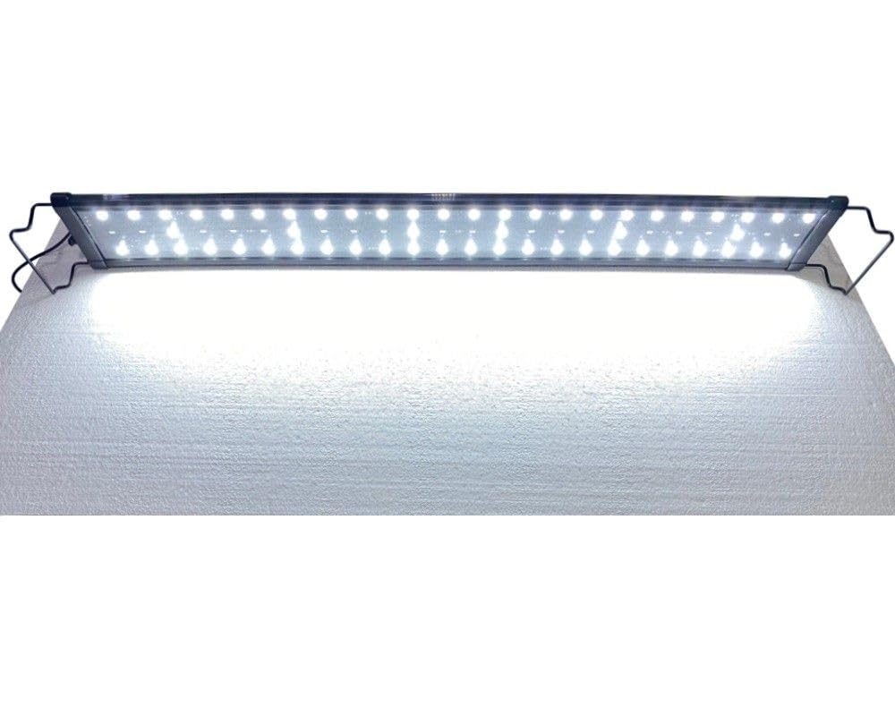 LAMPADA PLAFONIERA 120 CM 96 LED 120-140CM ACQUARIO LUCE BIANCA BLU PESCI PIANTE