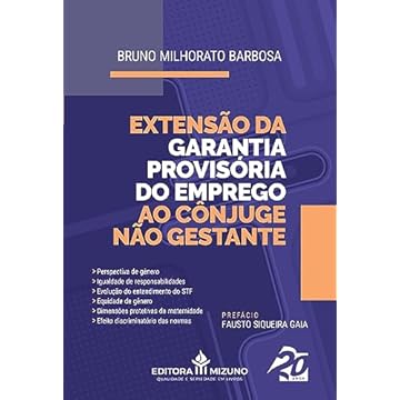 Capa do livro Extensão da Garantia Provisória do Emprego ao Cônjuge Não Gestante